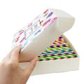 Paille de papier alimentaire 100% paille de papier jetable jetable couleur de qualité alimentaire